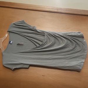 Old Navy Maternity wrap nursing friendly aqua top